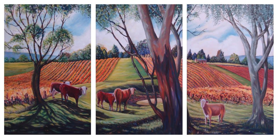 Beau Vines Triptych