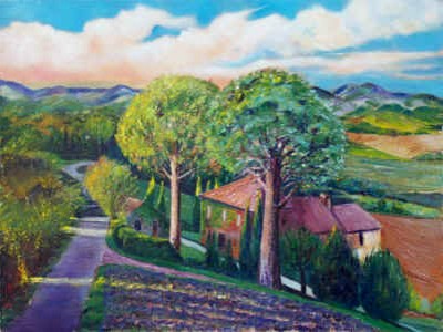 Farmhouse Late Afternoon