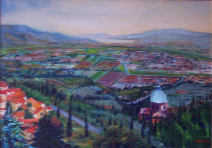 Tuscan Landscape From Cortona